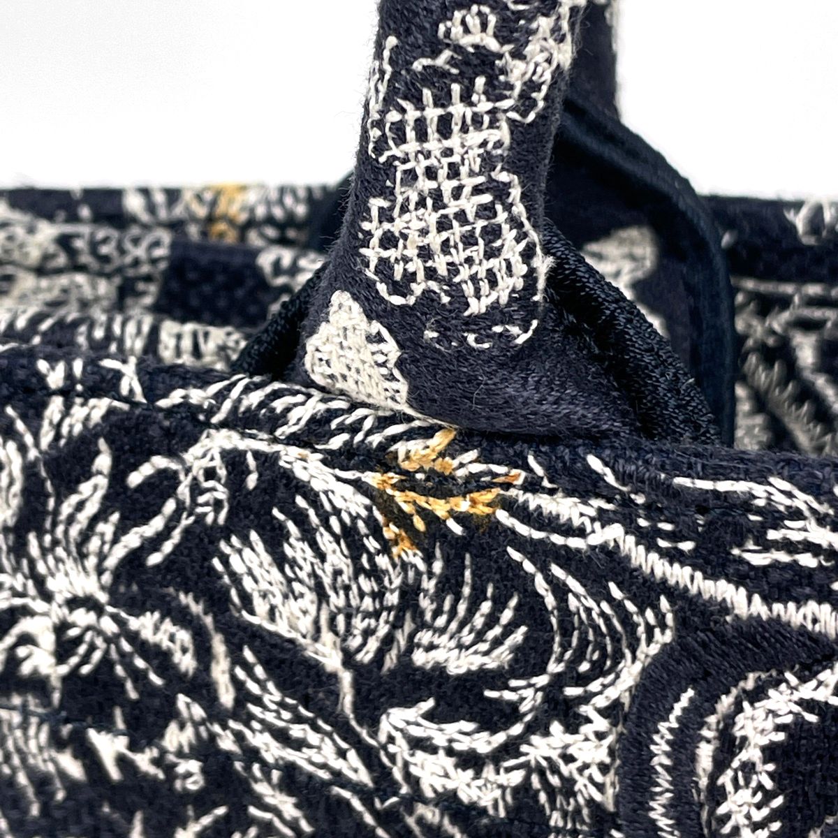 Dior Tote Bag Book Small Canvas Navy — view 6