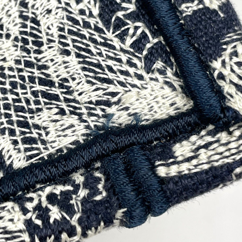 Dior Tote Bag Book Small Canvas Navy — view 4