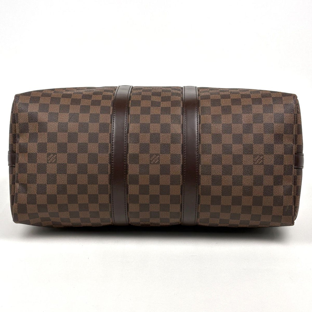 Louis Vuitton Keepall Bandouliere 45 Boston Bag 2-Way Damier Brown — view 2
