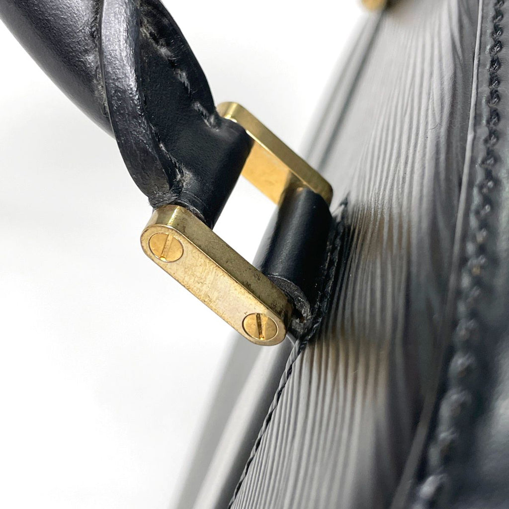 Louis Vuitton Sablon Handbag Epi Noir — view 5