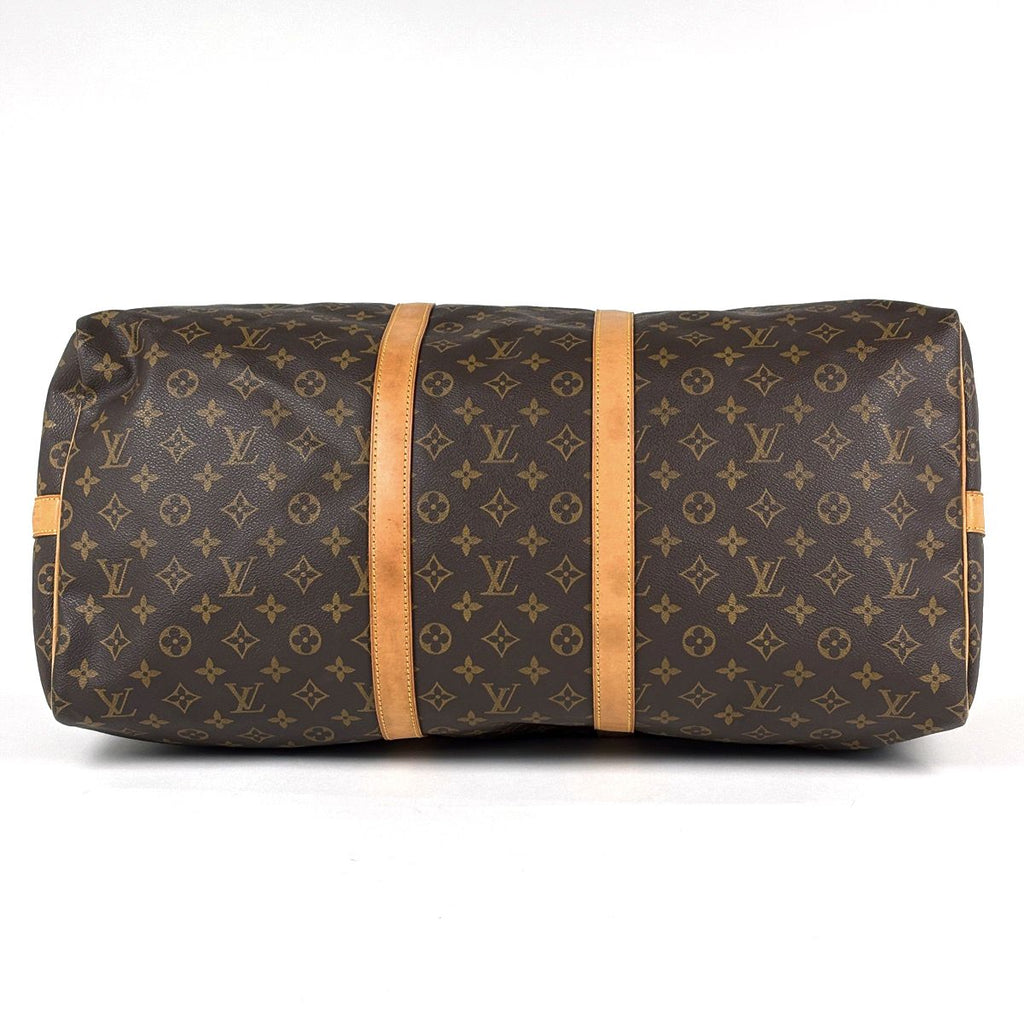 Louis Vuitton Keepall Bandouliere 55 Boston Bag 2-Way Monogram Brown — view 2