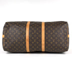 Louis Vuitton Keepall Bandouliere 55 Boston Bag 2-Way Monogram Brown — view 2