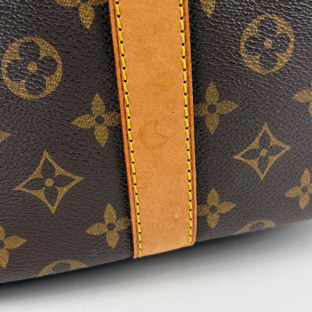Louis Vuitton Keepall Bandouliere 55 Boston Bag 2-Way Monogram Brown — view 4