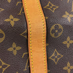 Louis Vuitton Keepall Bandouliere 55 Boston Bag 2-Way Monogram Brown — view 5