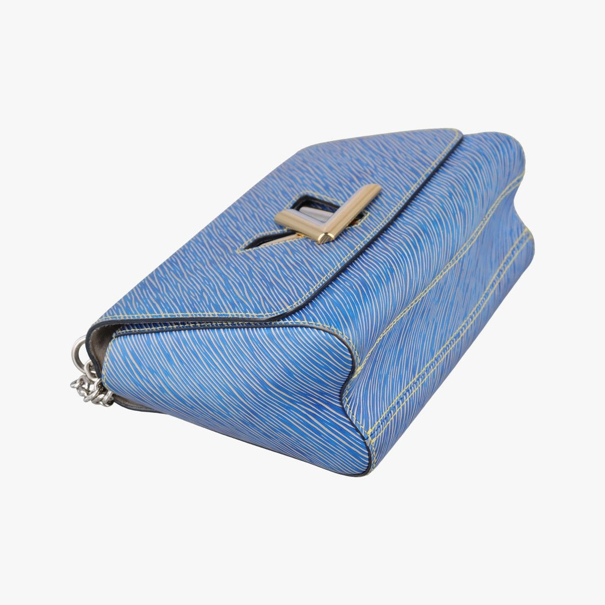 Louis Vuitton Twist MM Denim Blue Epi — view 5