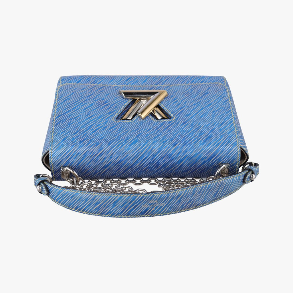 Louis Vuitton Twist MM Denim Blue Epi — view 8