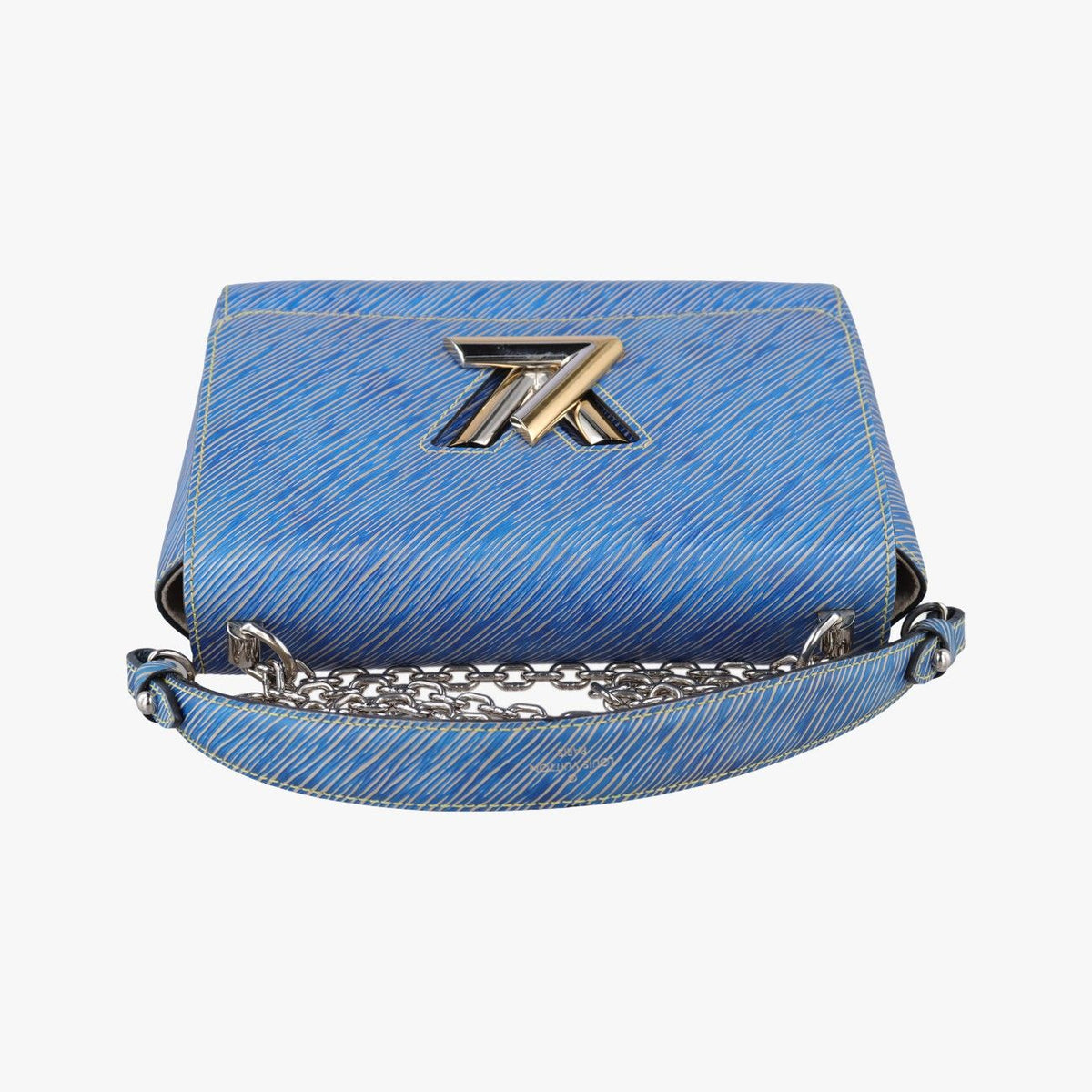 Louis Vuitton Twist MM Denim Blue Epi — view 8