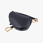 Dior Saddle Black Leather Shoulder Bag — view 6
