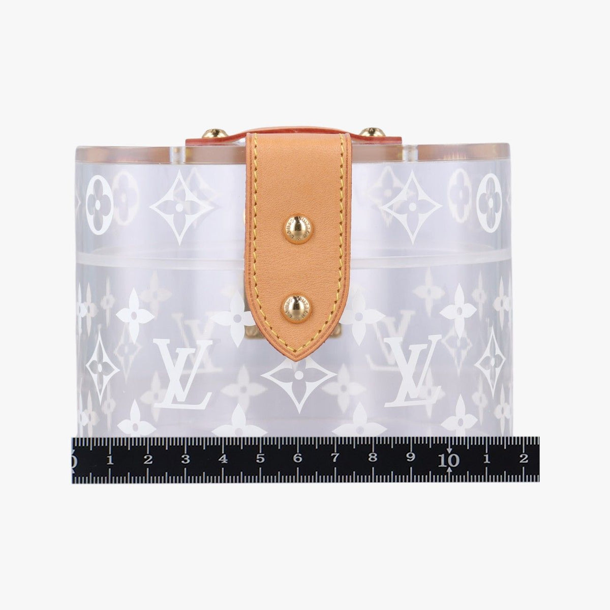 Louis Vuitton Box Scott Transparent Monogram Plexiglas Clutch — view 2