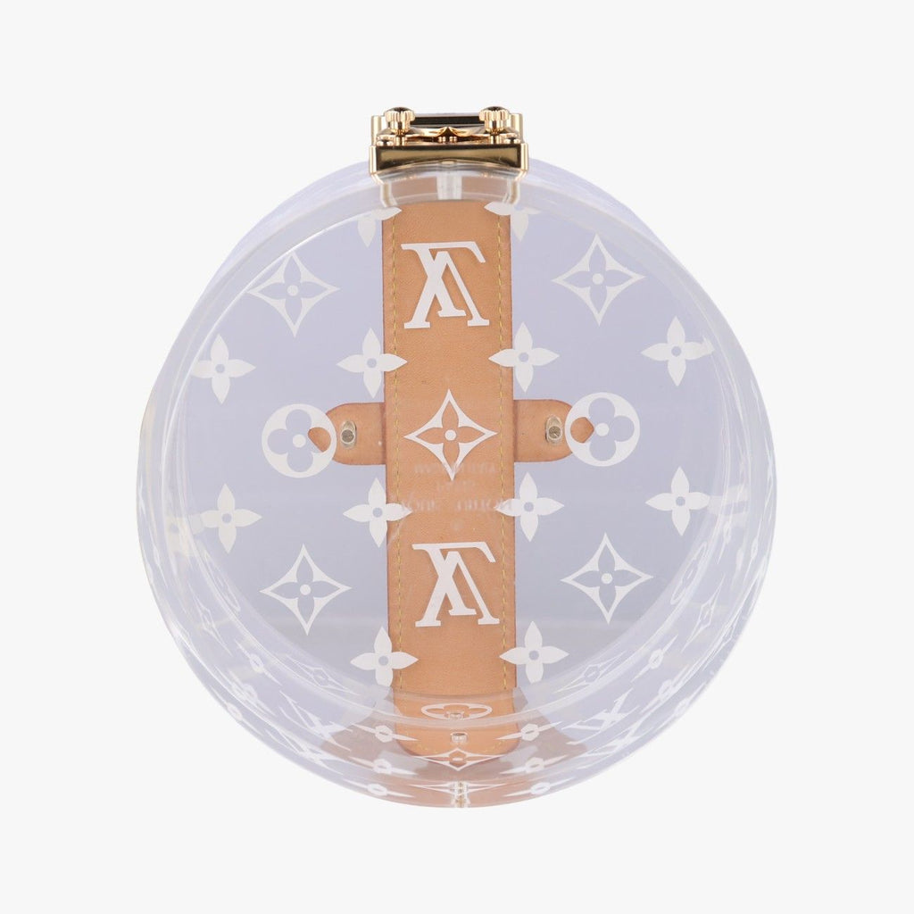 Louis Vuitton Box Scott Transparent Monogram Plexiglas Clutch — view 3