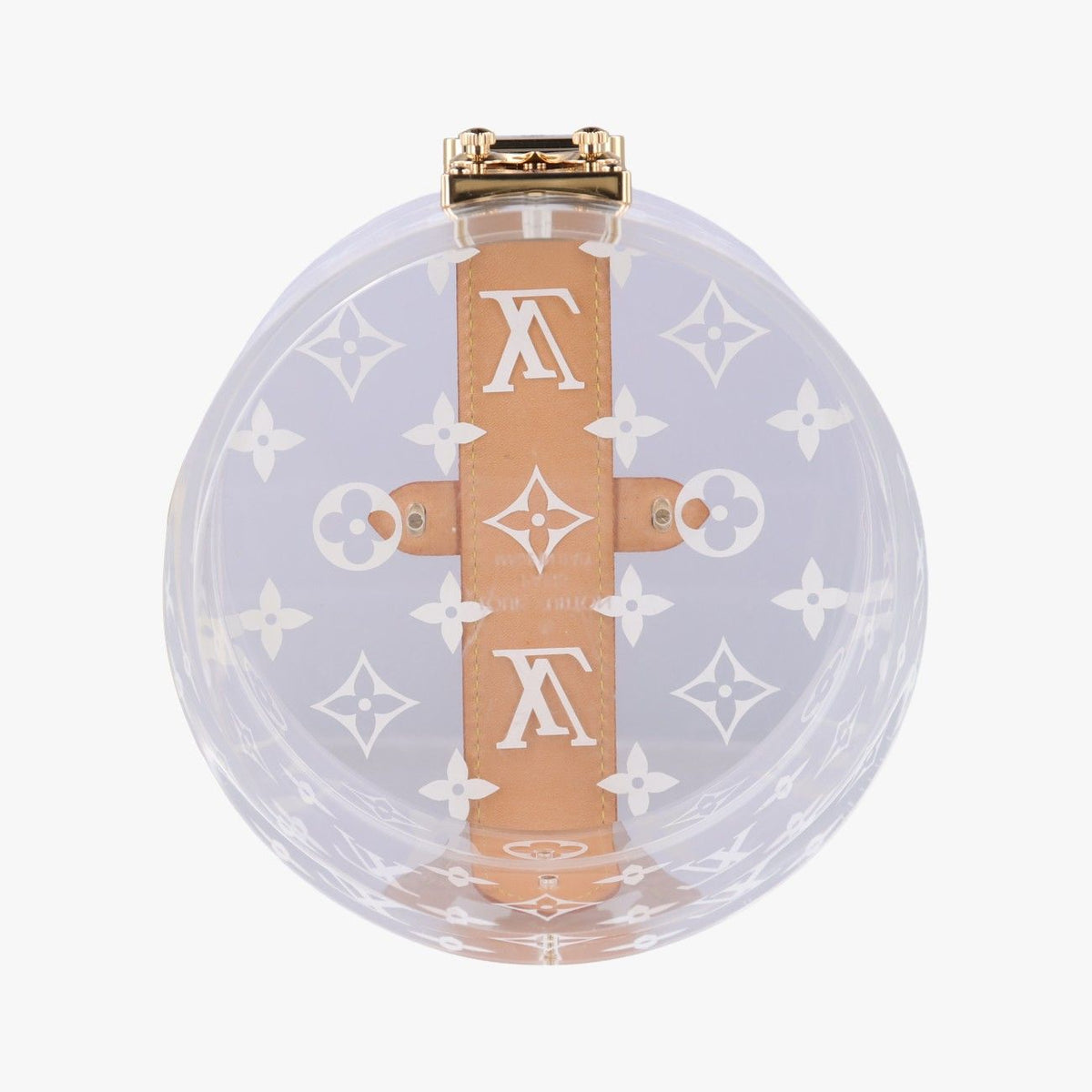 Louis Vuitton Box Scott Transparent Monogram Plexiglas Clutch — view 3