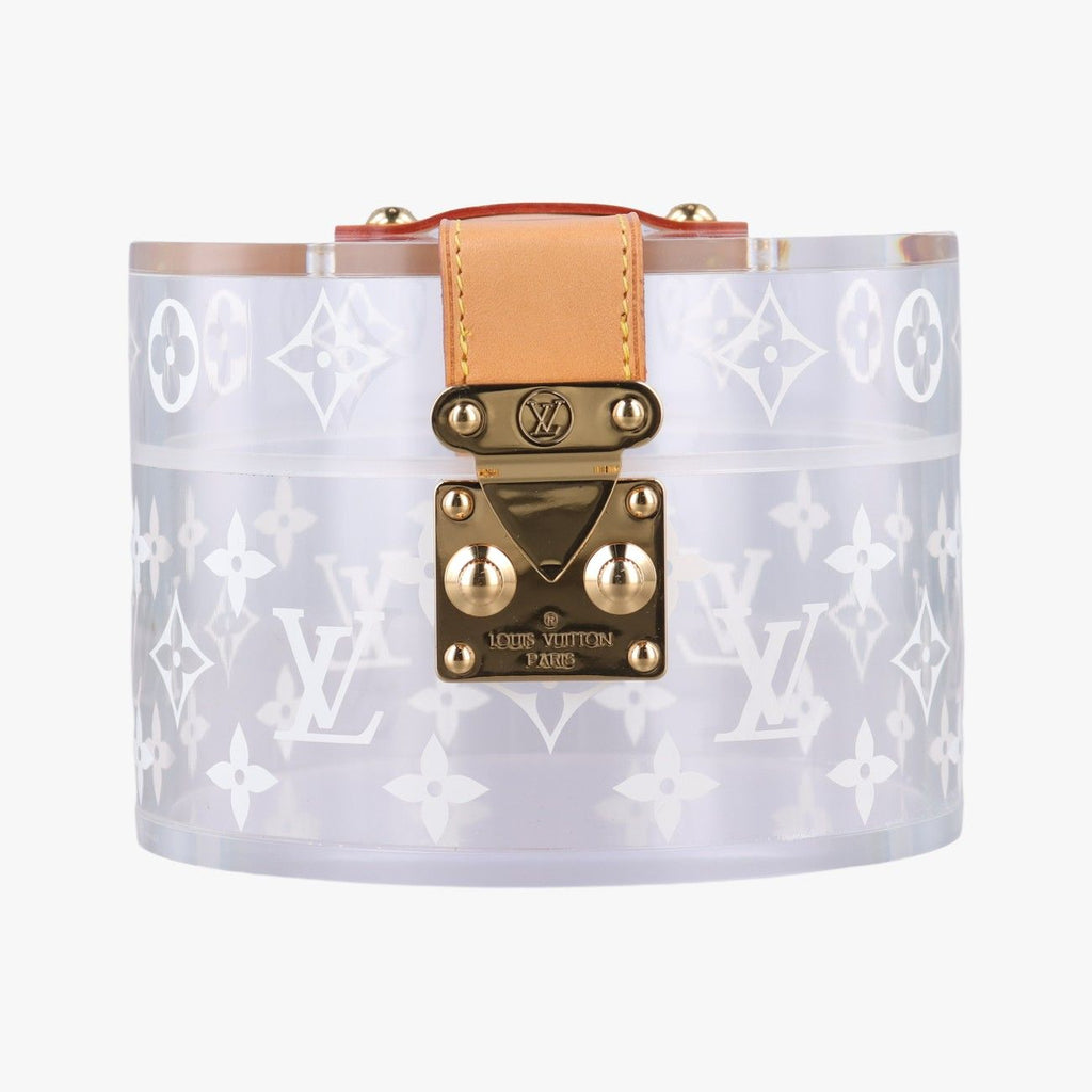 Louis Vuitton Box Scott Transparent Monogram Plexiglas Clutch