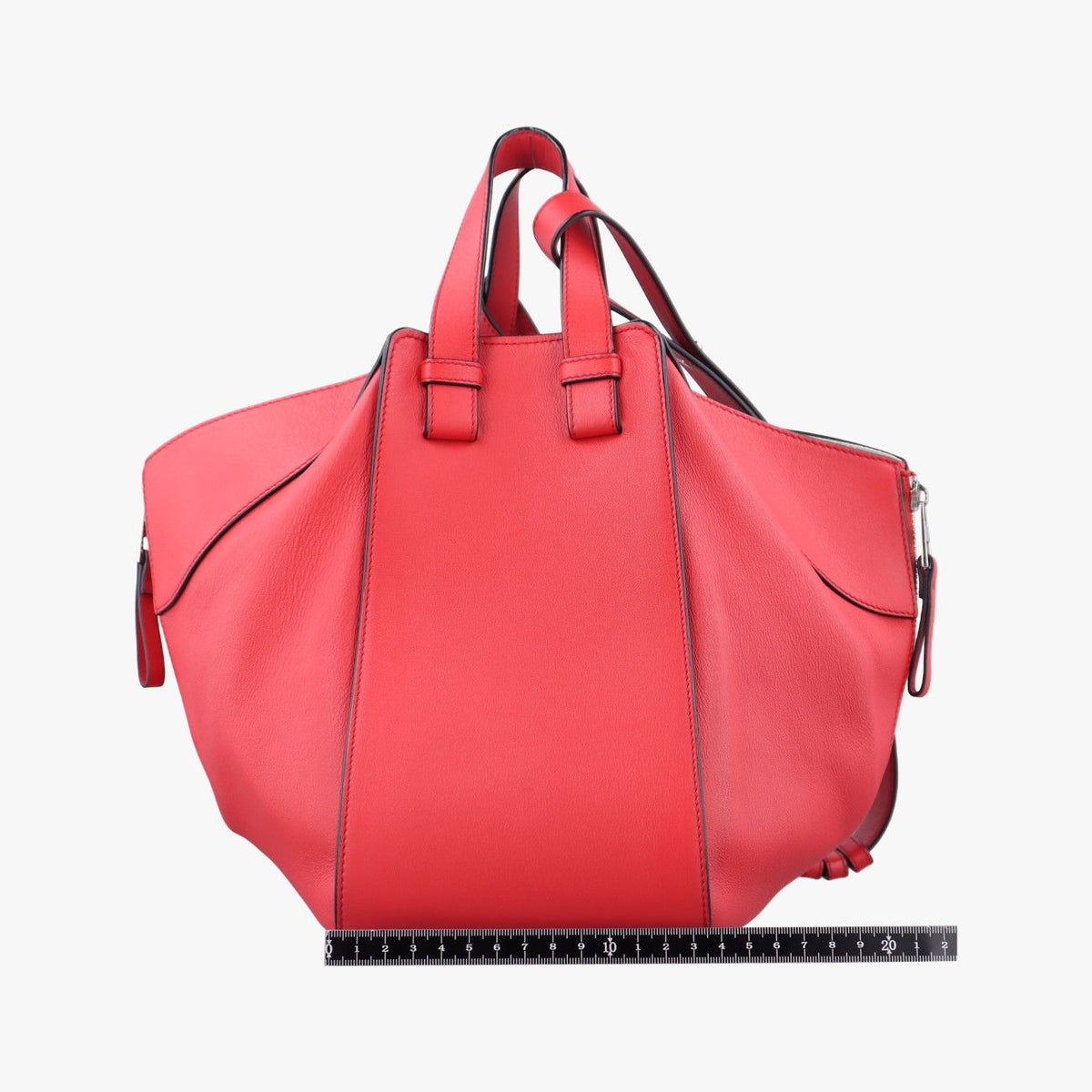 Loewe Hammock Red Leather Shoulder Bag — view 2