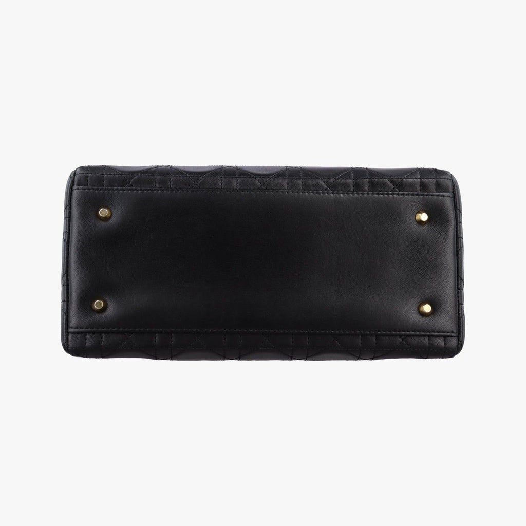 Dior Lady Black Lambskin Handbag — view 3