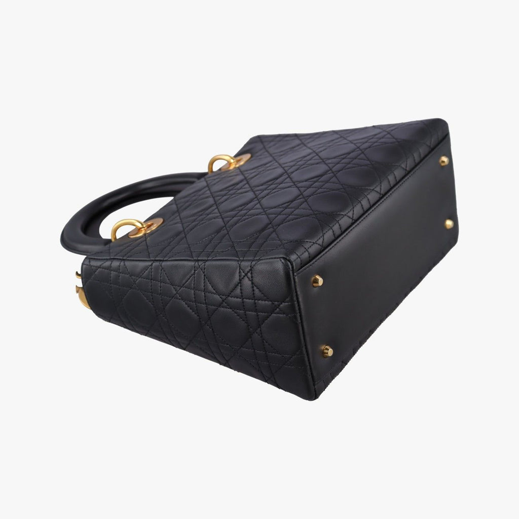 Dior Lady Black Lambskin Handbag — view 7