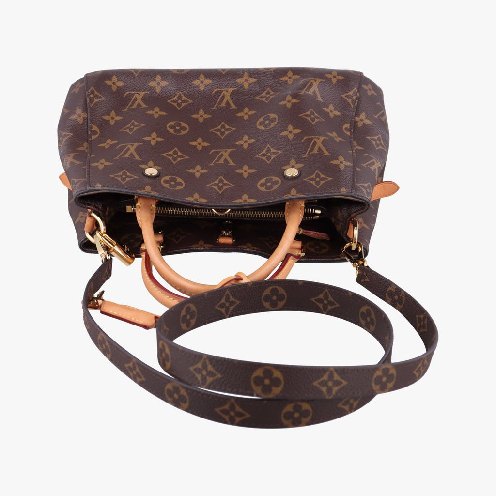 Louis Vuitton Montaigne BB Monogram Brown Canvas — view 8