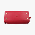Saint Laurent Baby Cabas Red Leather — view 3
