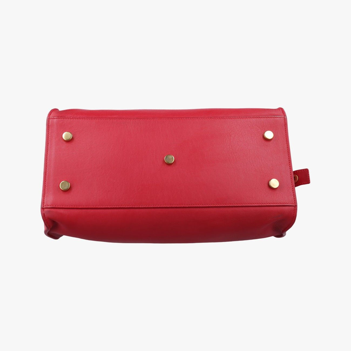 Saint Laurent Baby Cabas Red Leather — view 3