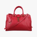 Saint Laurent Baby Cabas Red Leather