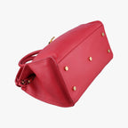 Saint Laurent Baby Cabas Red Leather — view 5