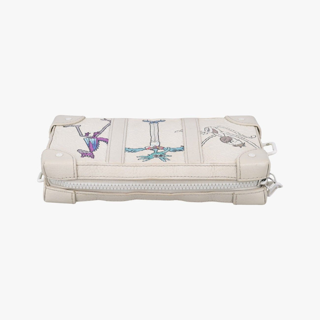 Louis Vuitton Soft Trunk LV Friend White Multicolor Monogram Taurillon — view 8