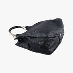 Dior 61 Hobo Black Leather Enamel — view 7