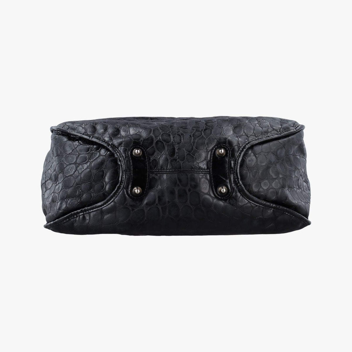 Dior 61 Hobo Black Leather Enamel — view 3