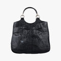 Dior 61 Hobo Black Leather Enamel