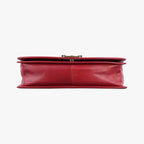 Chanel Boy Red Leather — view 3