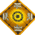 Hermes Scarf Petit Carre Yellow Orange Multi Cosmos Silk
