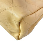 Chanel Shoulder Bag Beige Chain 2-Way Silver — view 6