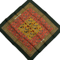 Hermes Scarf Petit Carre Red Khaki Multi Chasse en Inde