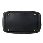 Chanel Tote Bag Reprint Chain Black Shoulder Gold — view 5
