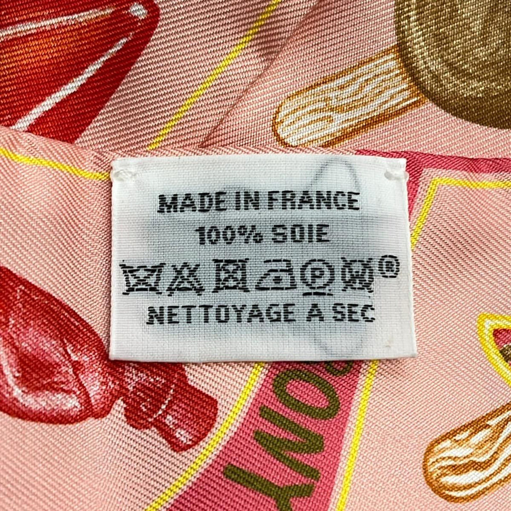 Hermes Scarf Twilly Pink Multi Funny Ice Cream — view 3