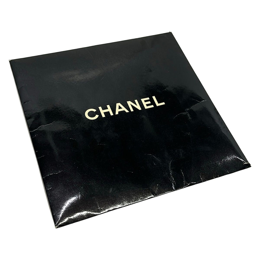 Chanel Scarf Brown Gold Chain Pattern Paisley — view 5