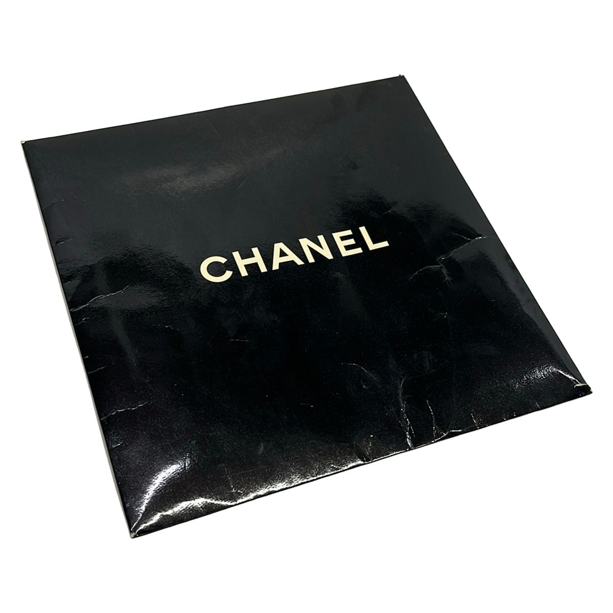 Chanel Scarf Brown Gold Chain Pattern Paisley — view 5