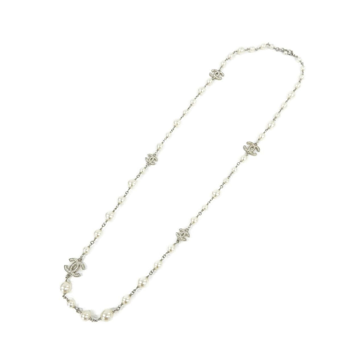 Chanel Necklace Silver — view 2