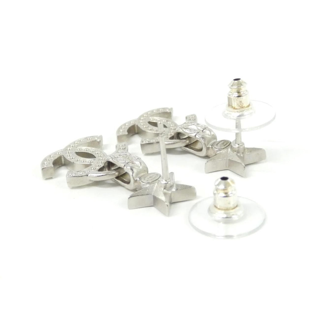 Chanel Earrings Silver — view 3
