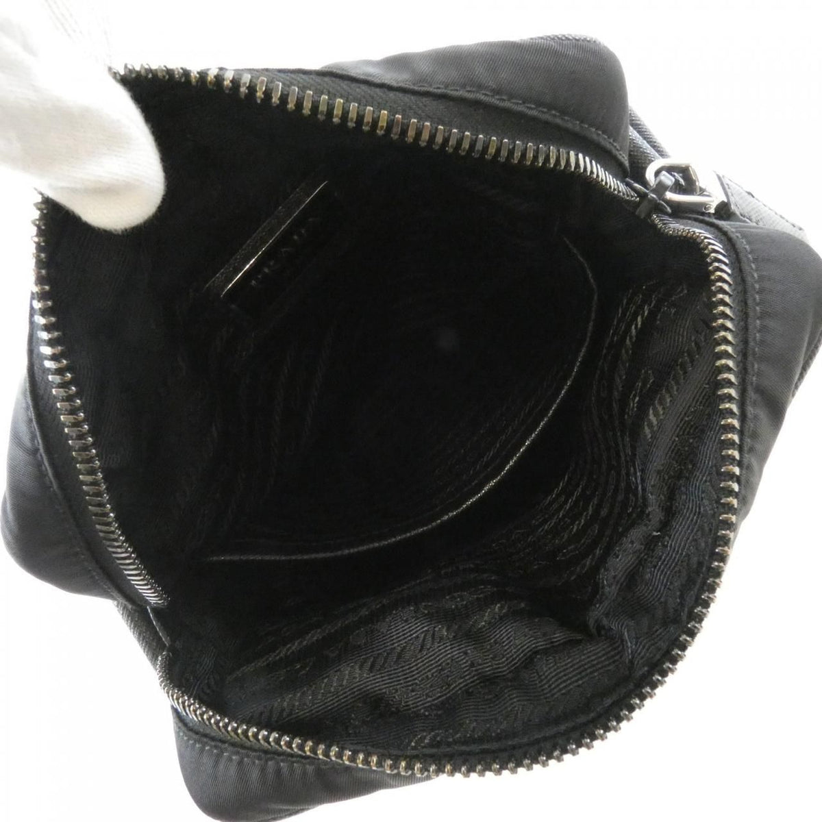 Prada Shoulder Bag Silver — view 7