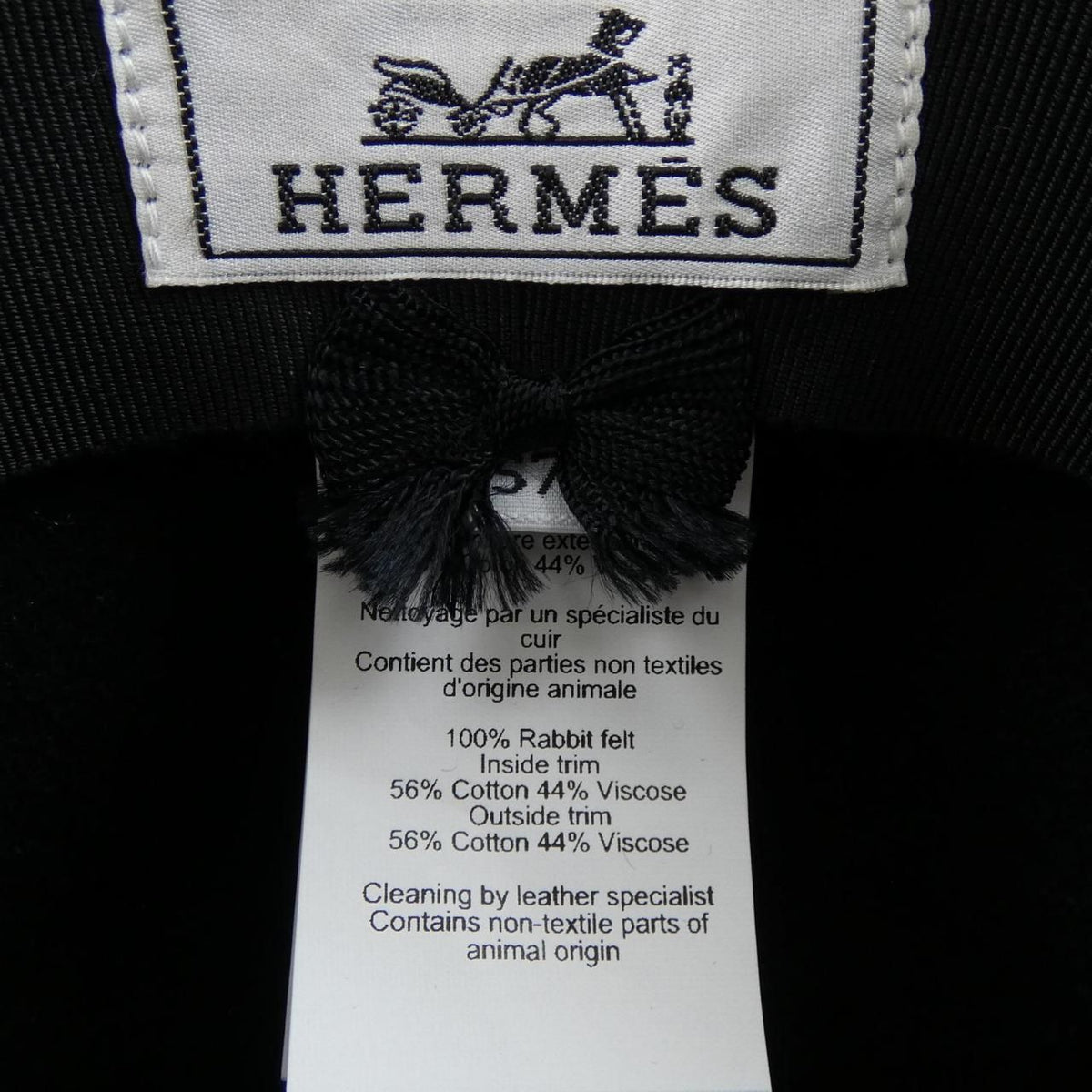 Hermes Hat Black — view 4