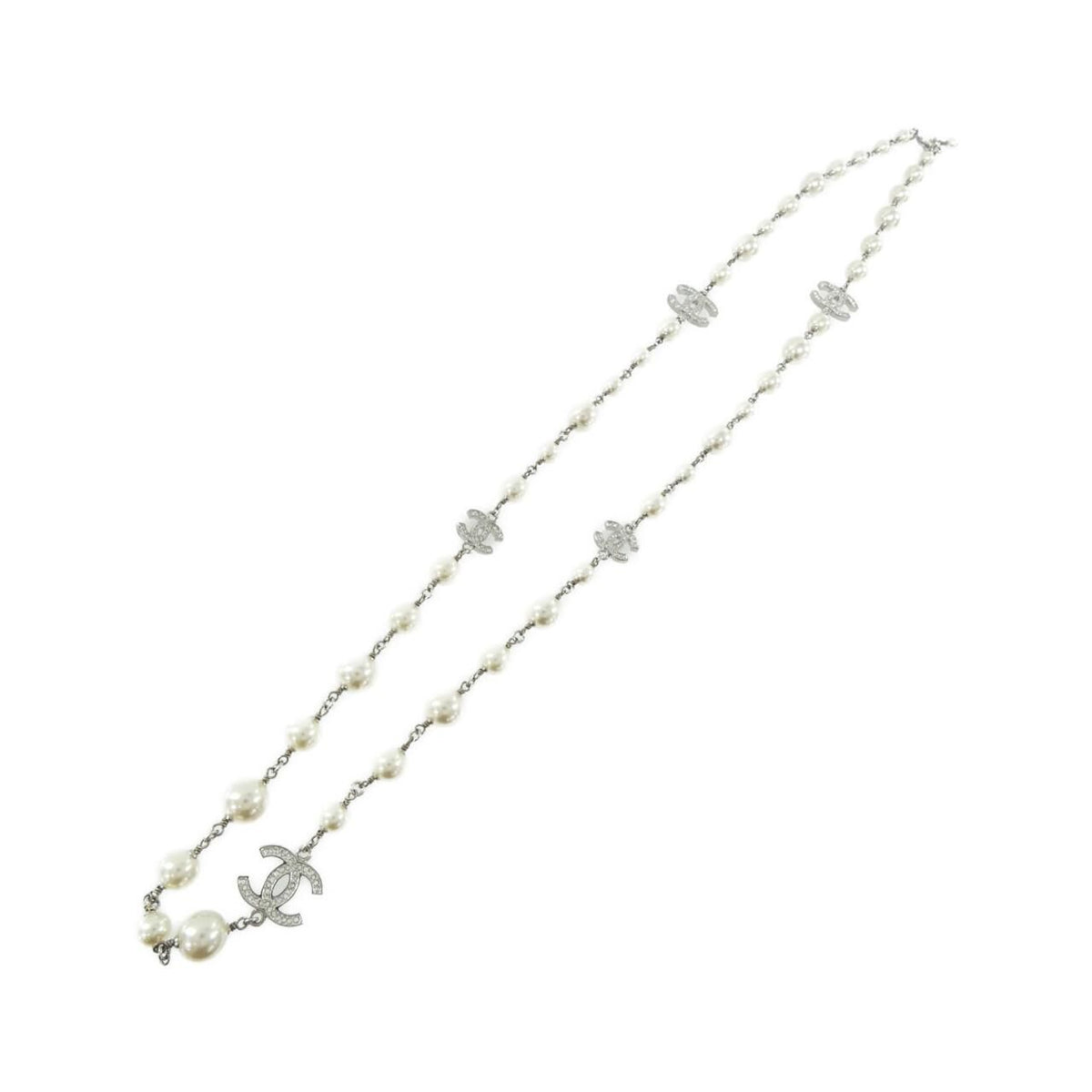 Chanel Necklace Silver — view 2