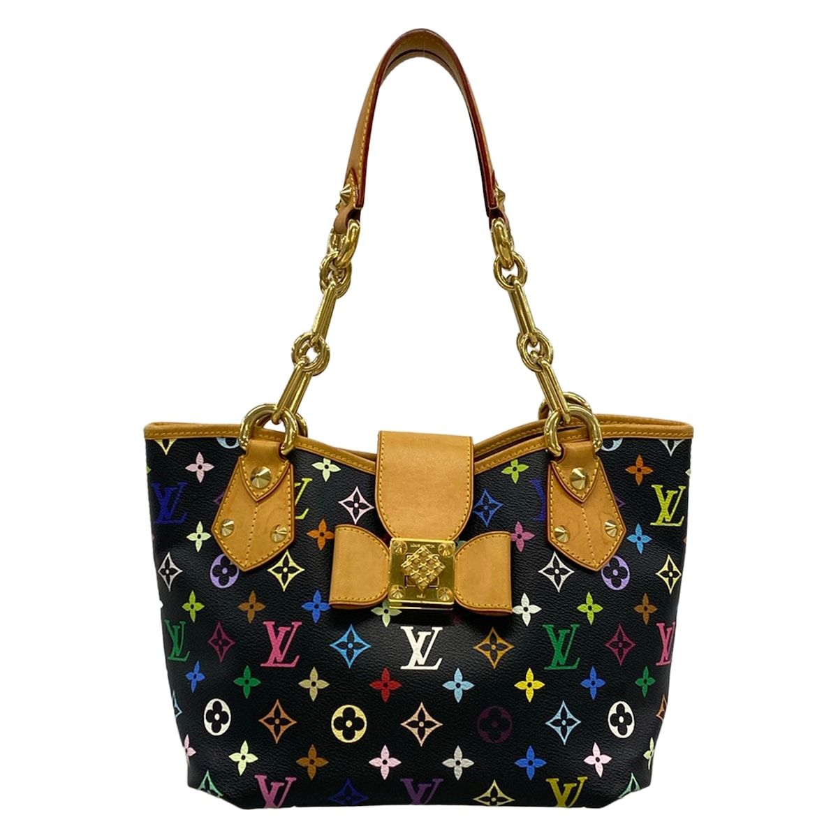 Louis Vuitton Shoulder Bag Monogram Multicolor Annie GM Noir