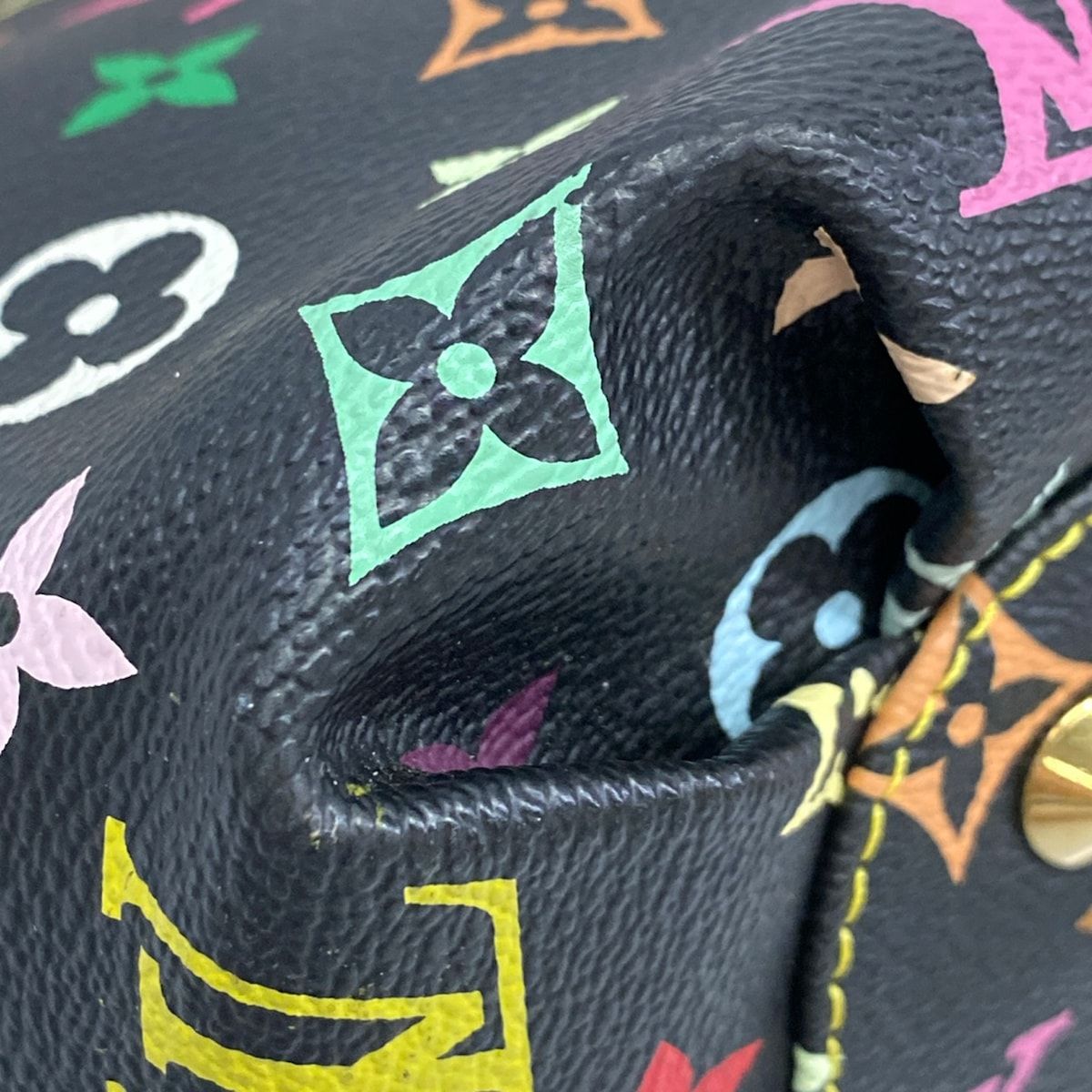 Louis Vuitton Shoulder Bag Monogram Multicolor Annie GM Noir — view 7