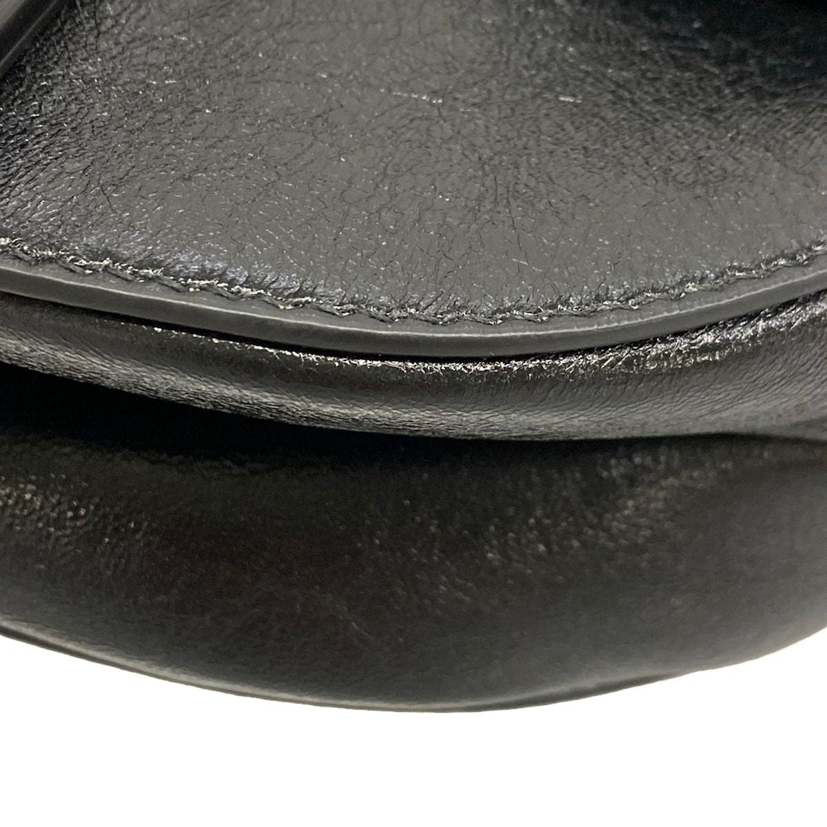 Dior Saddle Bag Black Leather — view 6