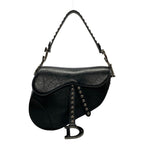 Dior Saddle Bag Black Leather