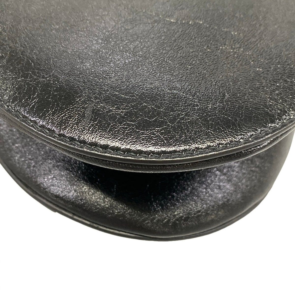 Dior Saddle Bag Black Leather — view 8
