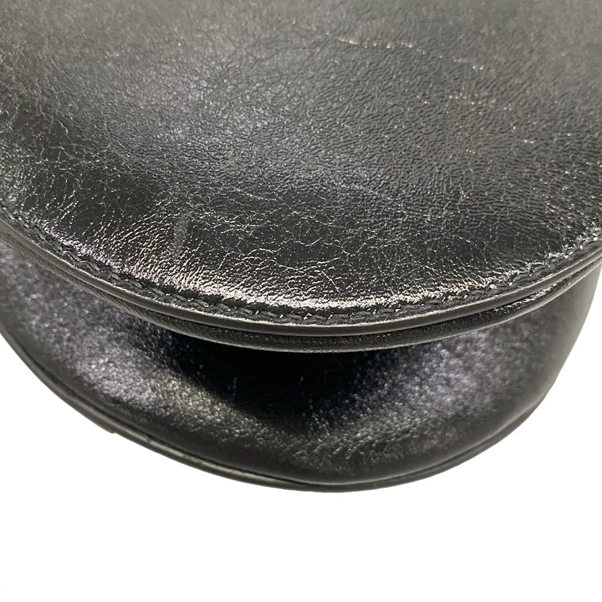 Dior Saddle Bag Black Leather — view 8
