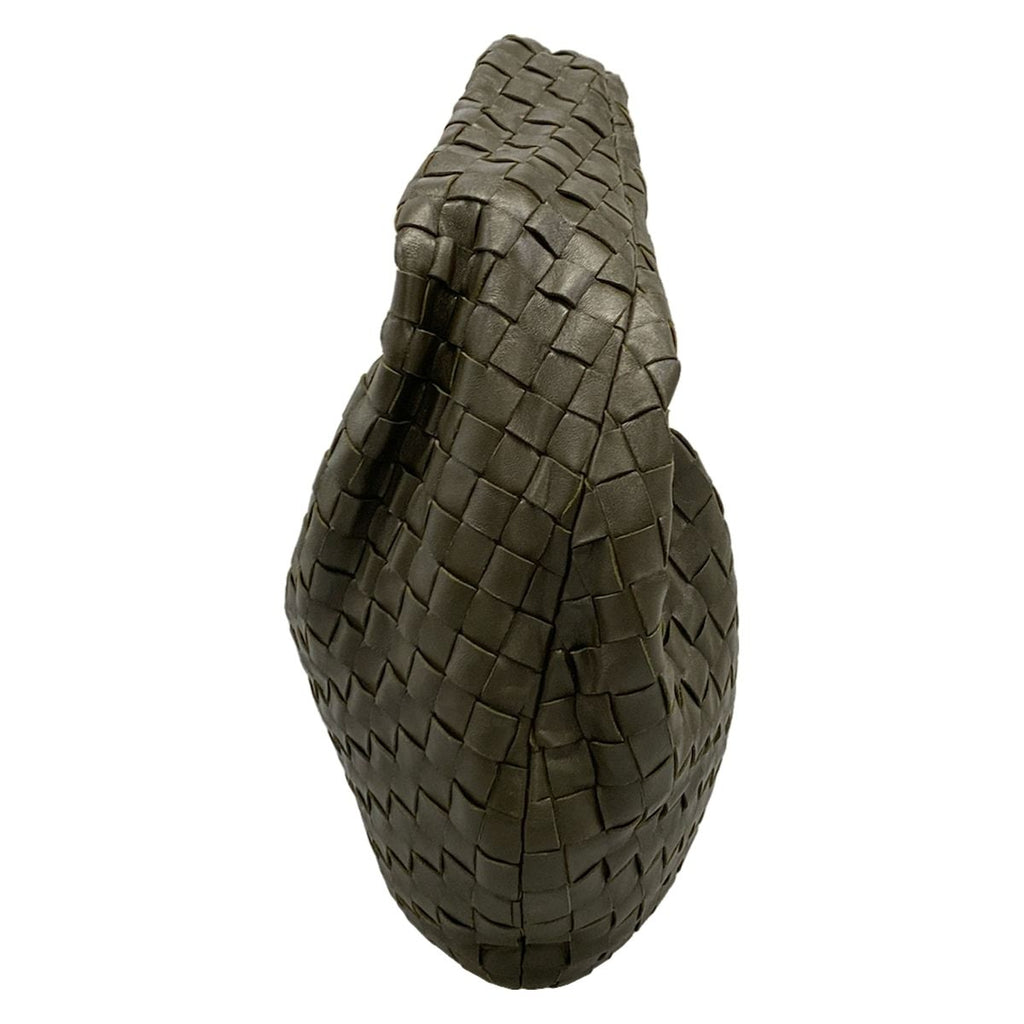 Bottega Veneta Handbag Small the Jodie Khaki Leather — view 4