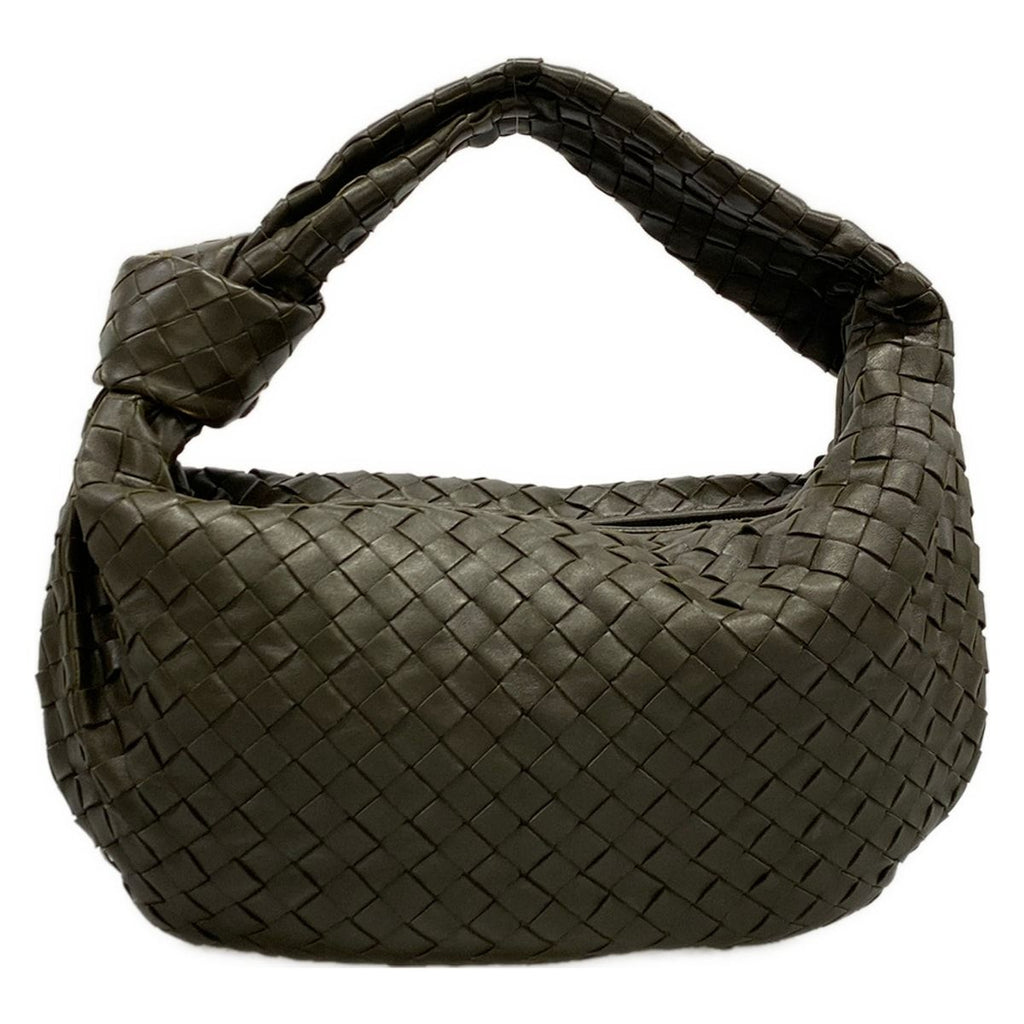 Bottega Veneta Handbag Small the Jodie Khaki Leather