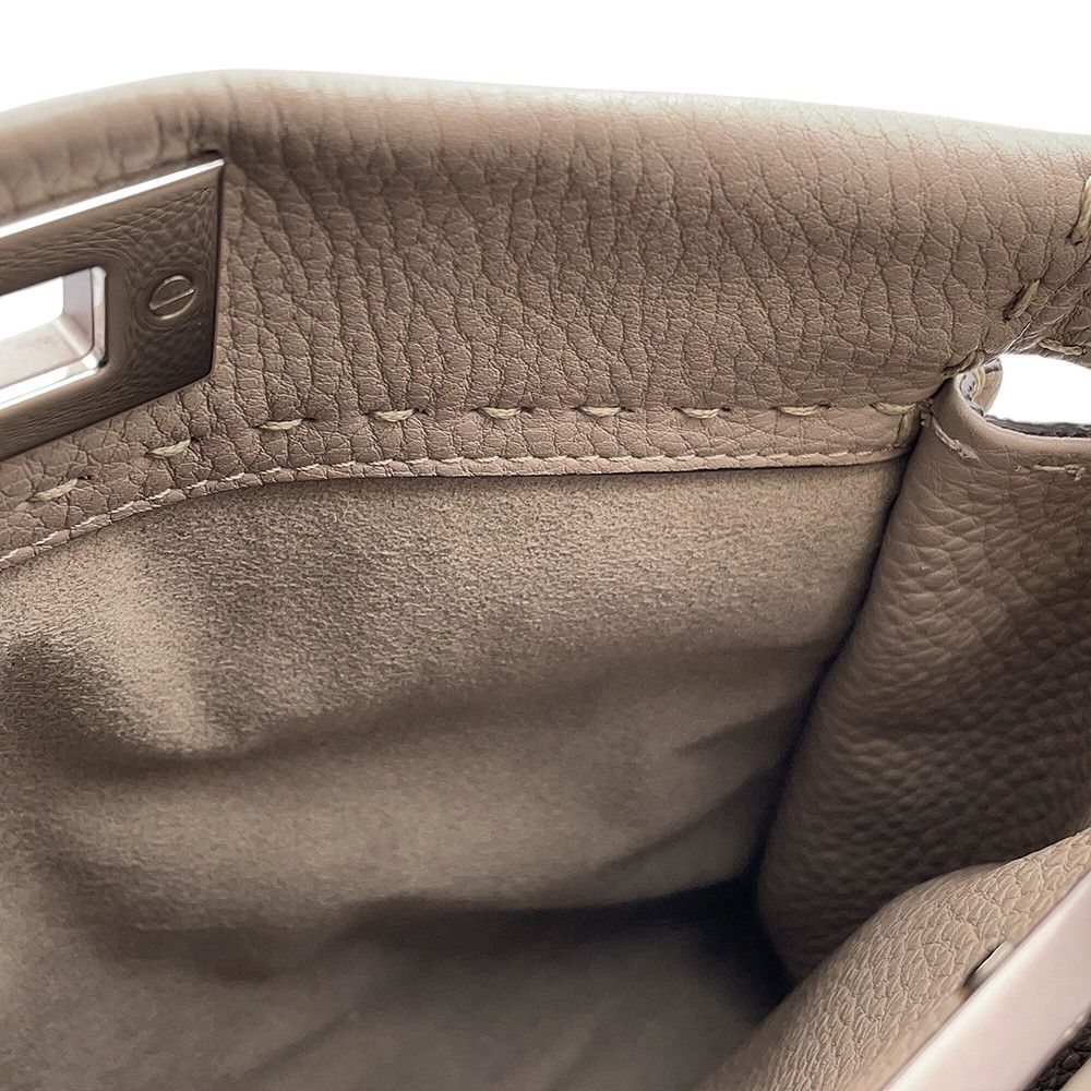 Fendi Selleria Peekaboo Leather Medium 2-Way Shoulder Bag — view 7